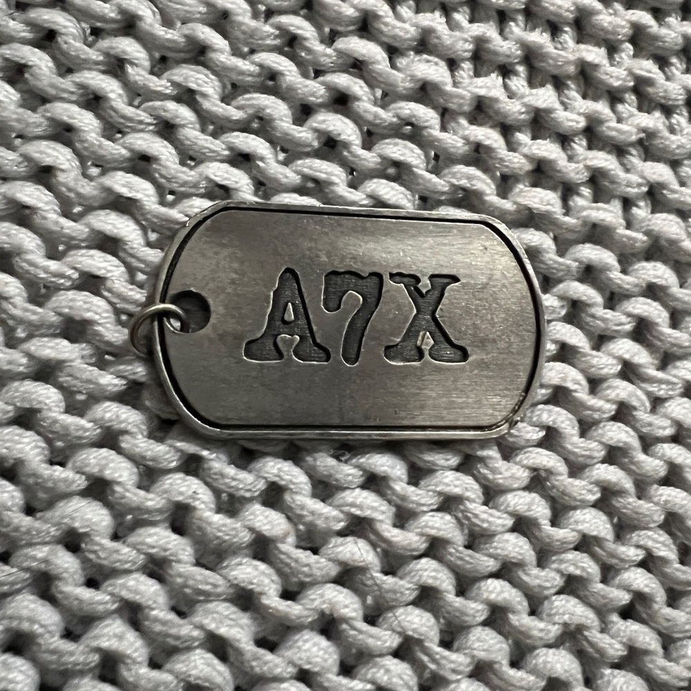 Avenged sevenfold necklace - dog tag VINTAGE